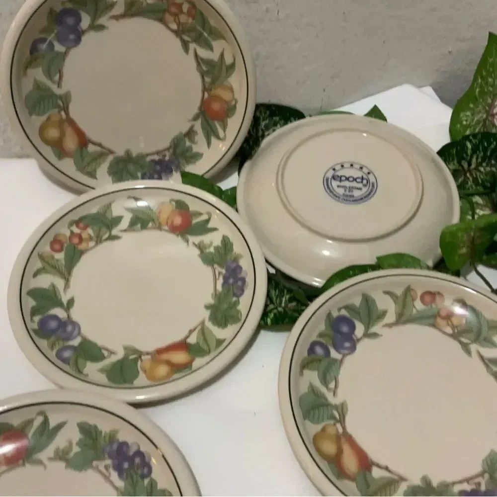 Epoch by Noritake Salad Plates 7.5”wholesome Korea E 211 Set Of 5 A14